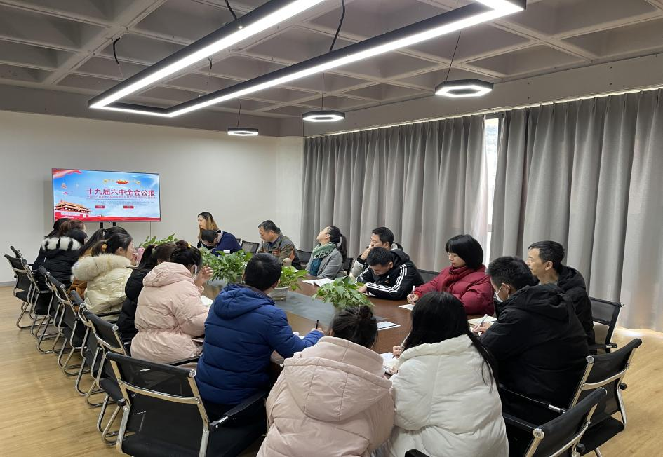 谷雨时代智慧建造学院组织全体教职员工 学习贯彻党的十九届六中全会精神(图1)